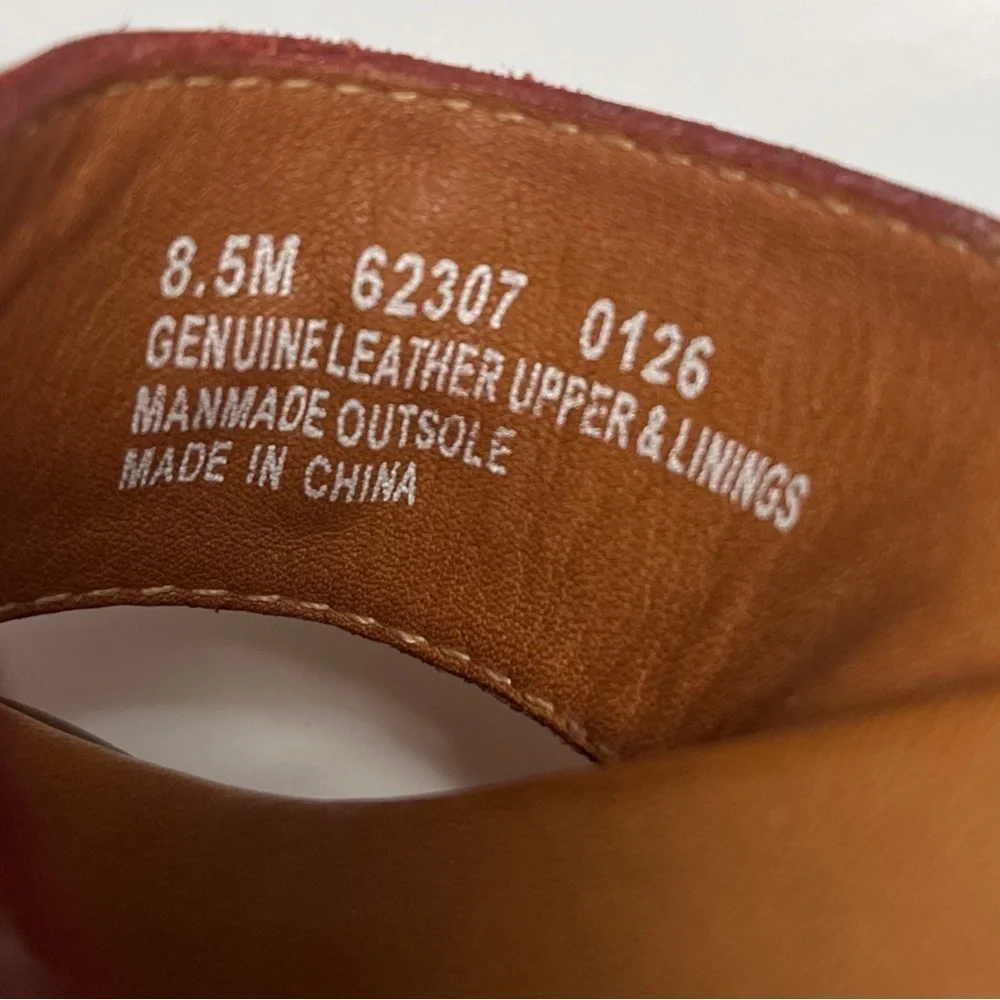 Timberland Smart Comfort Women's Leather Red and Brown Sandals - Picture 5 of 5